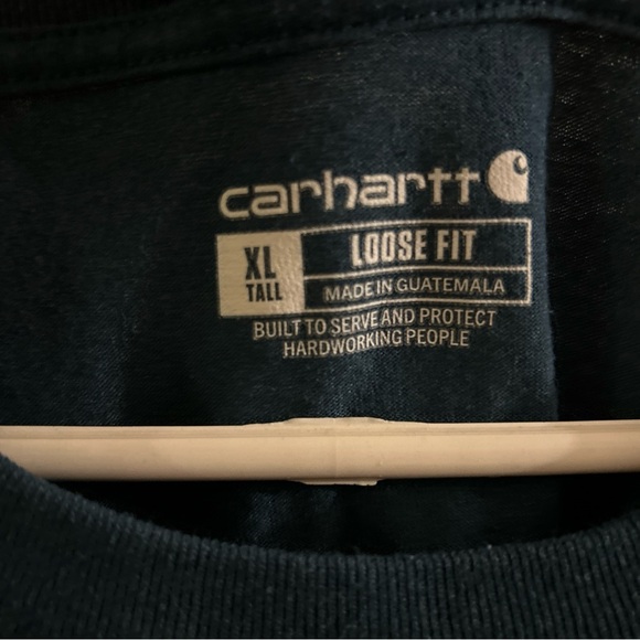 Men’s Big & Tall Carhartt Green/Blue T-shirt Sz XL the color is hard describe - Picture 3 of 4